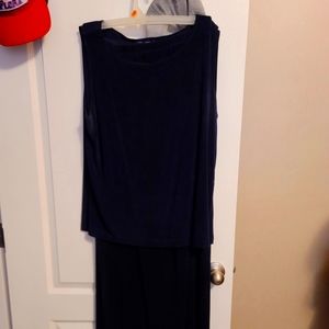 3 piece black dress pants outfit